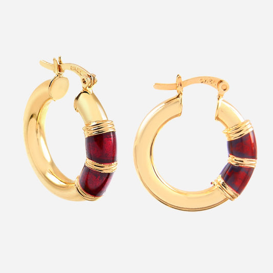 Rouge Rounders Earrings