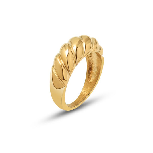 Gilded Current 18K Gold Plated Stainless Steel