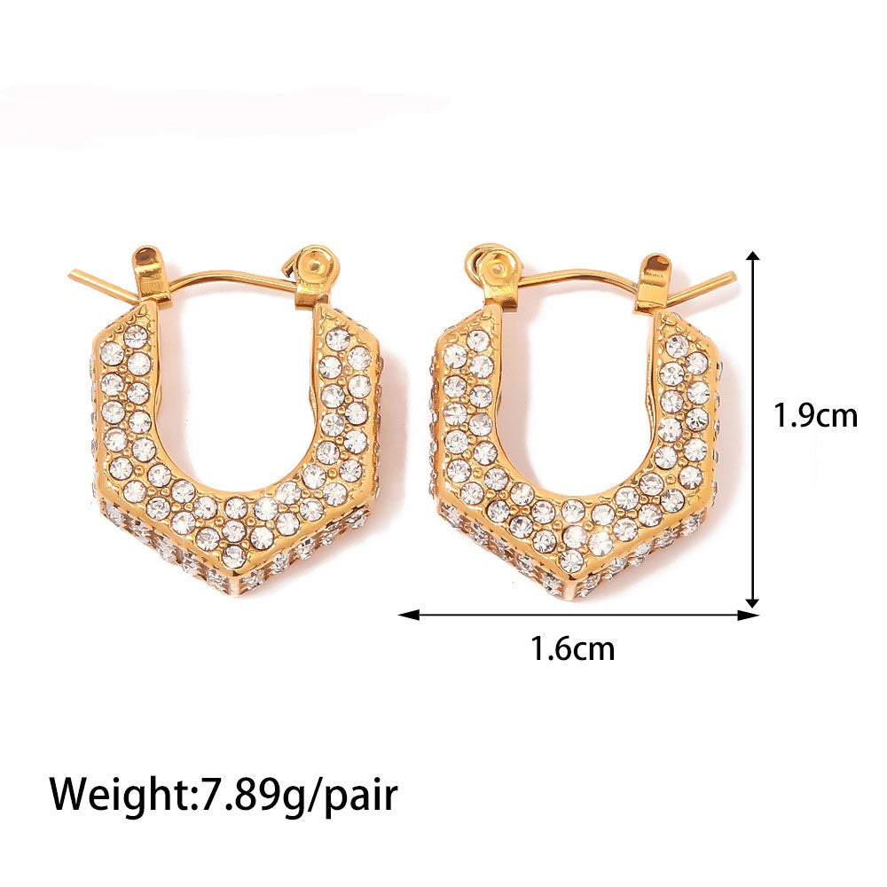 Allure White Diamond Earrings