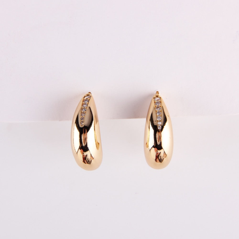 18K Lunar Earrings