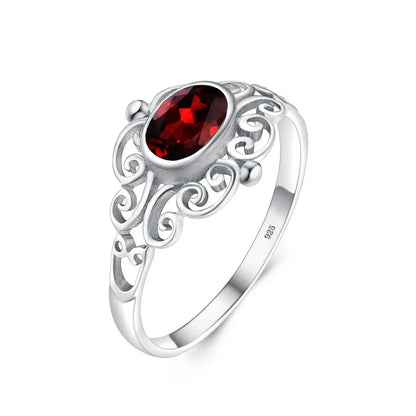 Garnet Grace Ring