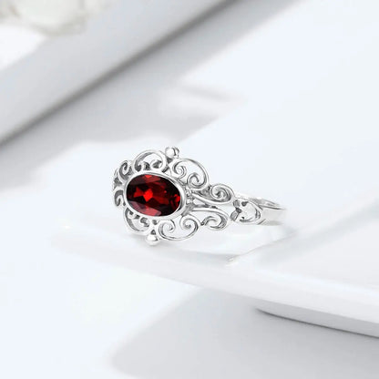 Garnet Grace Ring