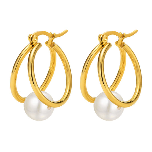 Eclatant Pearl Earrings